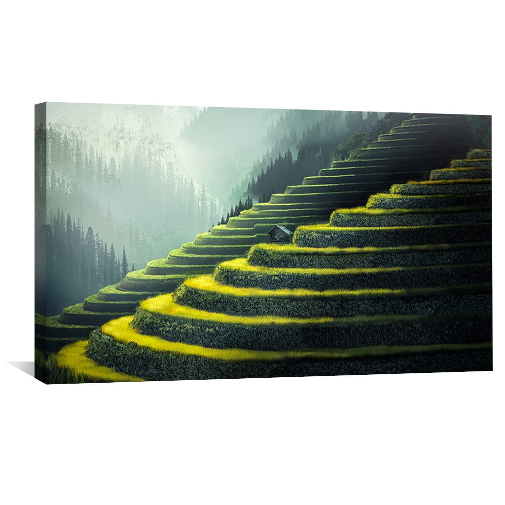 Emerald Staircase Canvas - Image 4