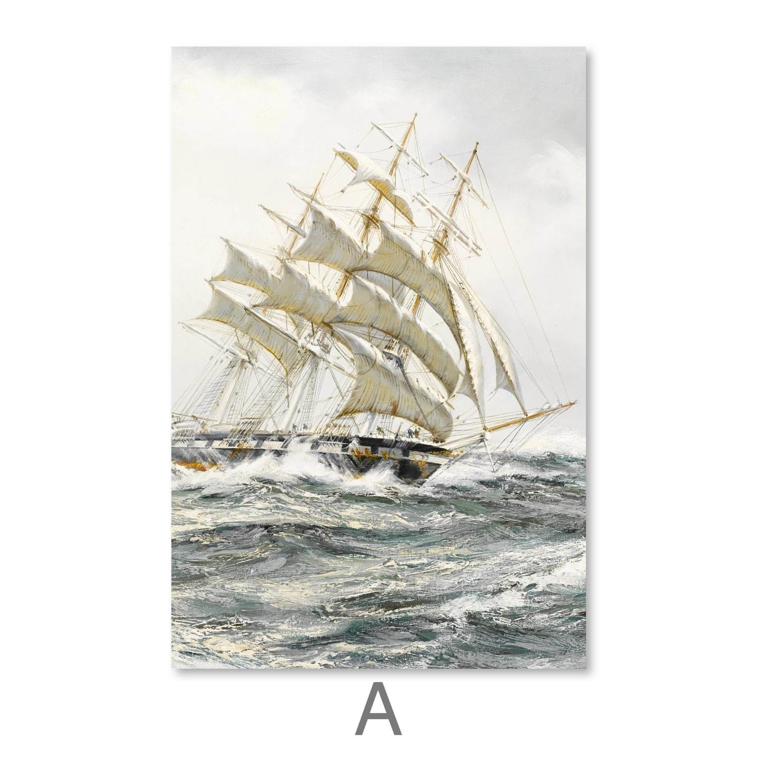 European Ship Canvas - Image 5