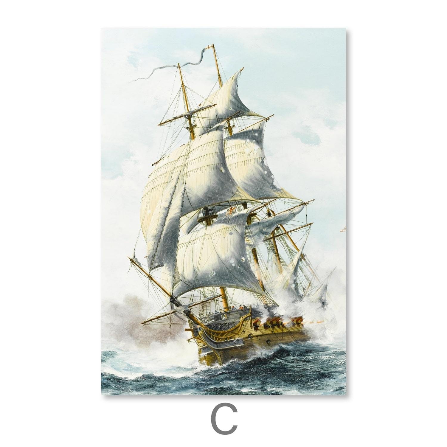 European Ship Canvas - Image 7