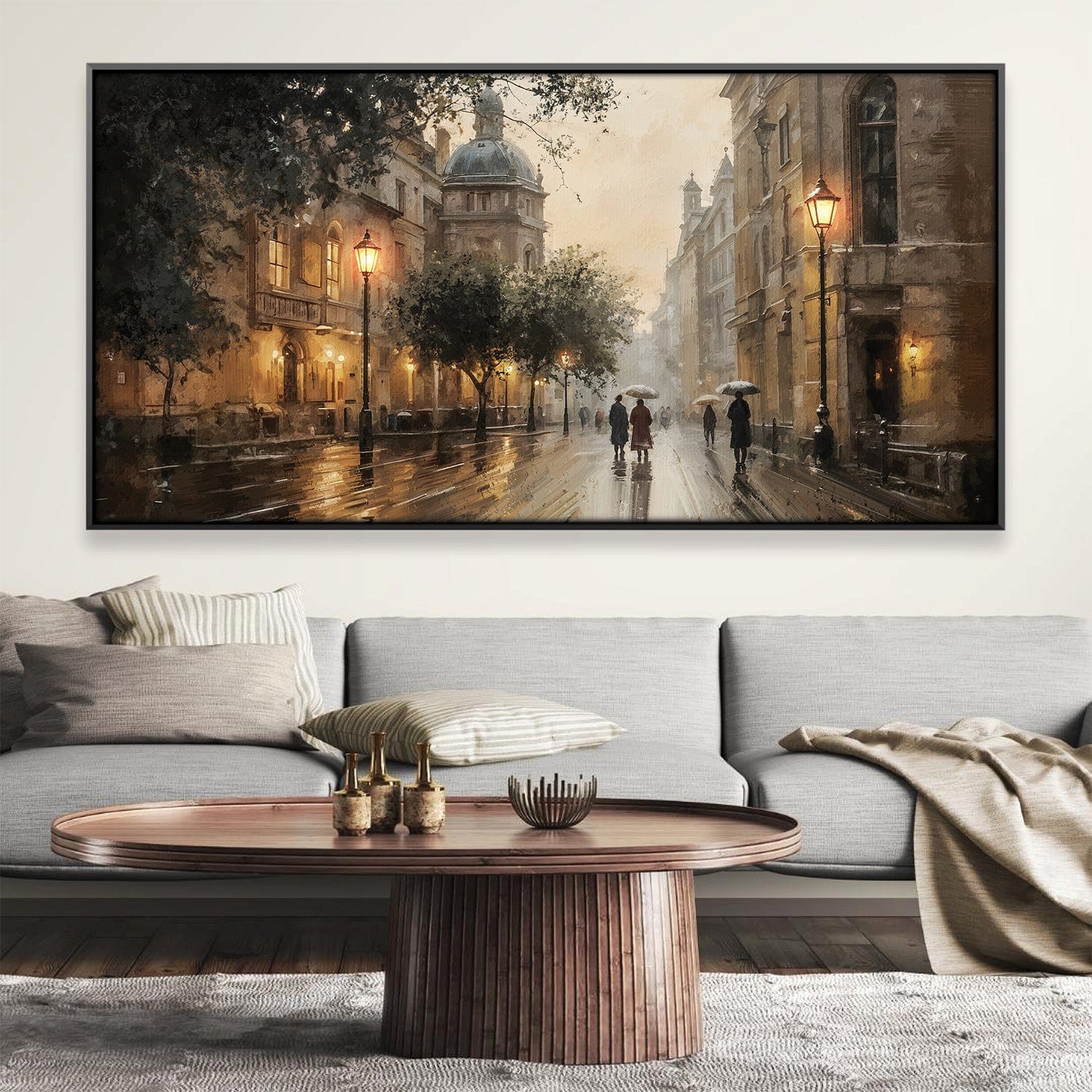 Evening Promenade Canvas