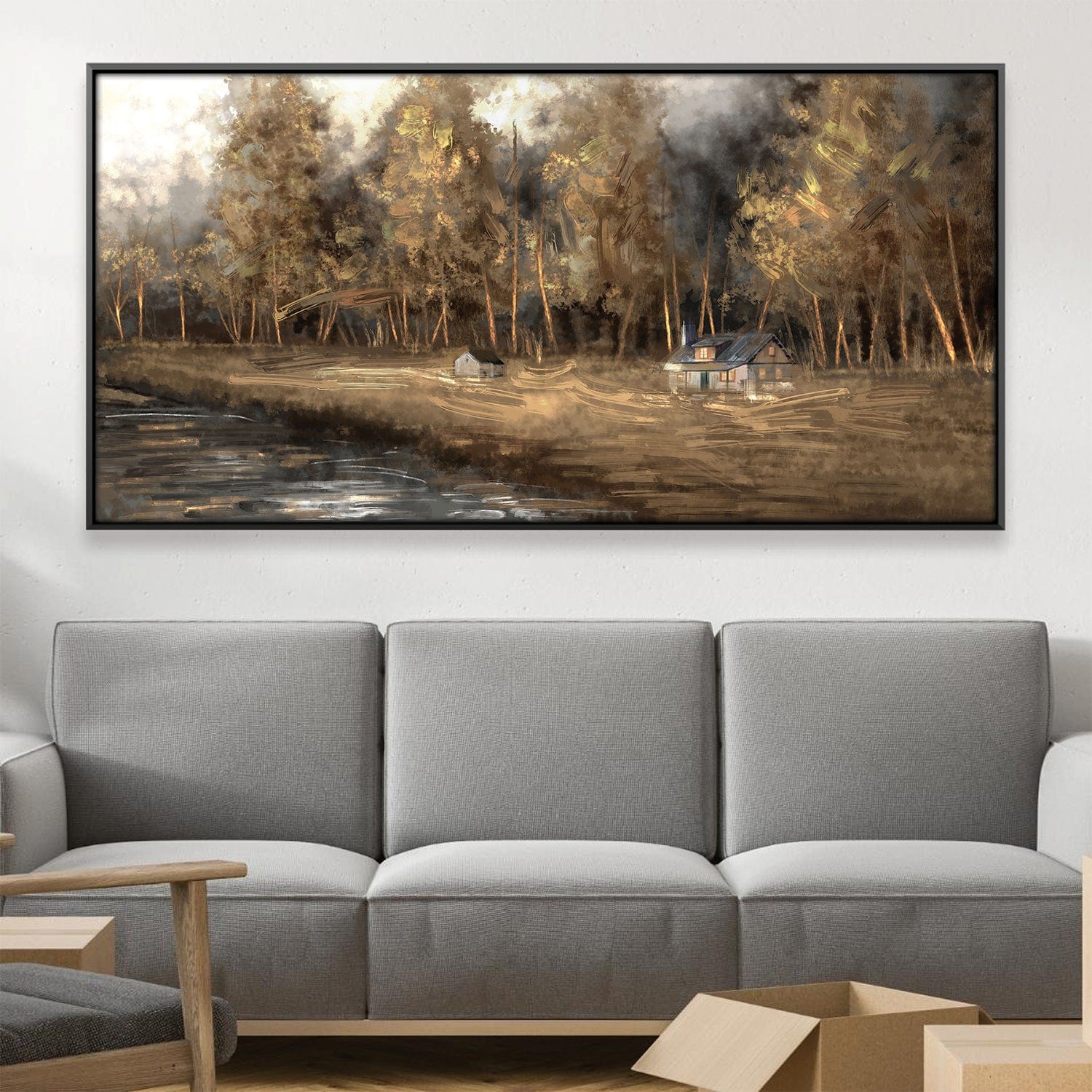 Faded Woodlands Canvas