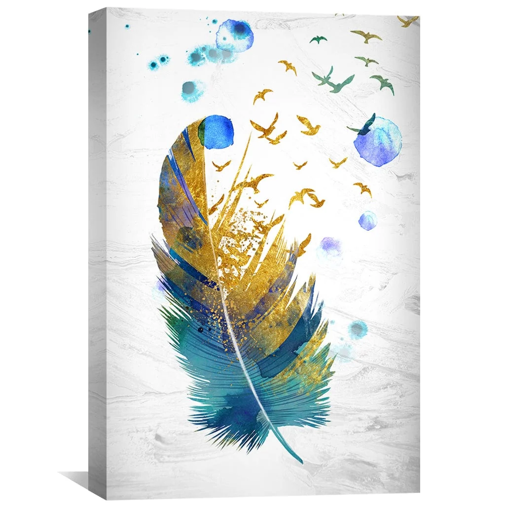 Feathered Strokes Canvas - Image 4
