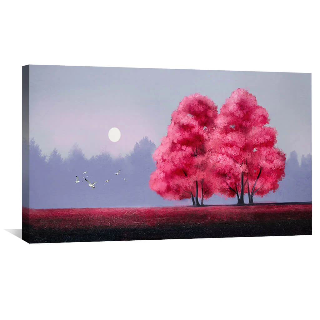 Field of Red Canvas - Image 2
