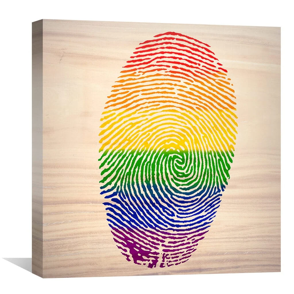 Fingerprint of Love Canvas - Image 2