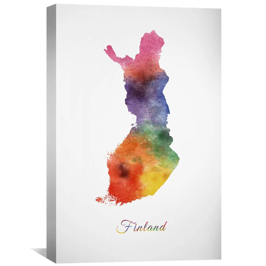 Finland Rainbow Canvas - Image 2