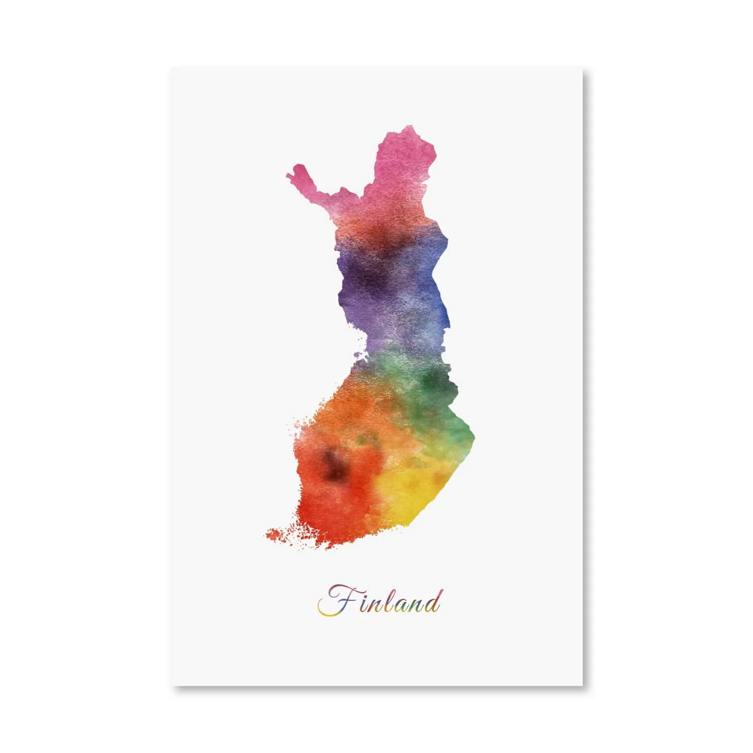 Finland Rainbow Canvas - Image 3