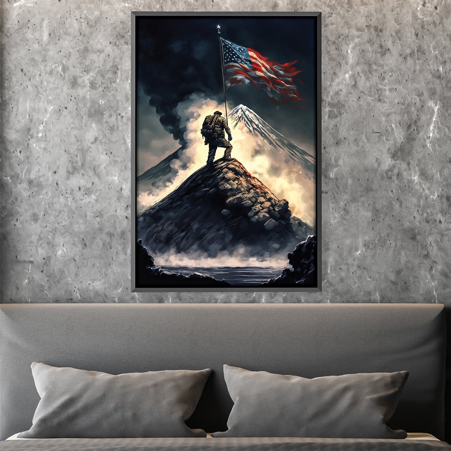 Flag in the Wind Canvas - Image 3