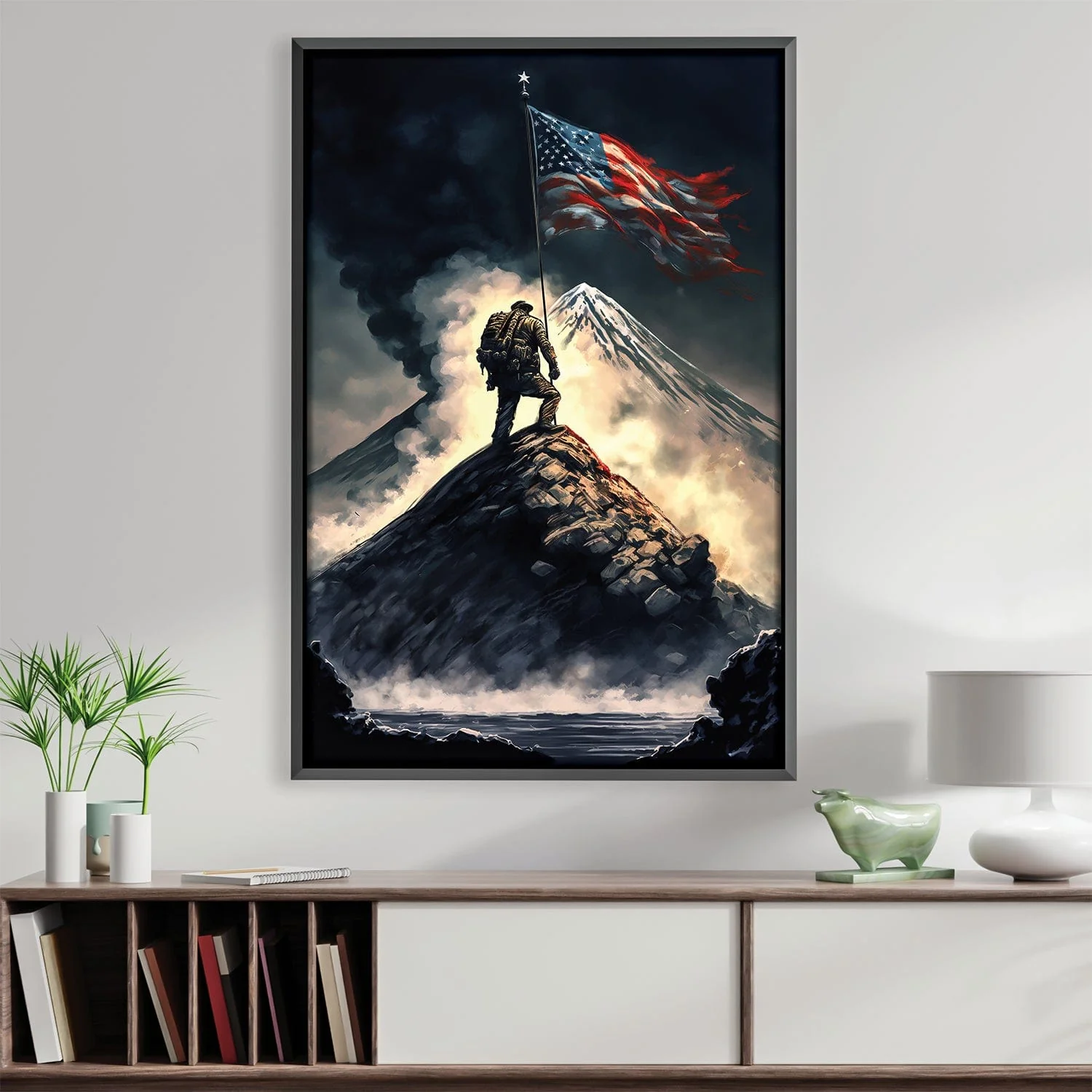 Flag in the Wind Canvas - Image 4