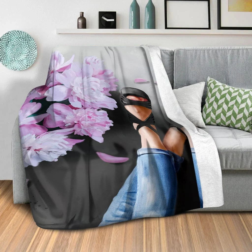 Flowers and Heels Blanket - Image 2