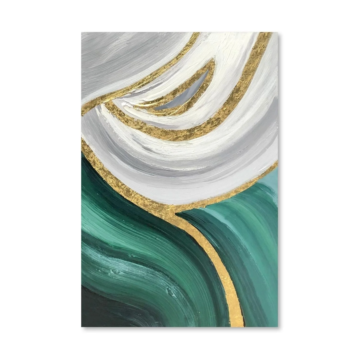 Flowing Hills of Gold Oil Painting - Image 4