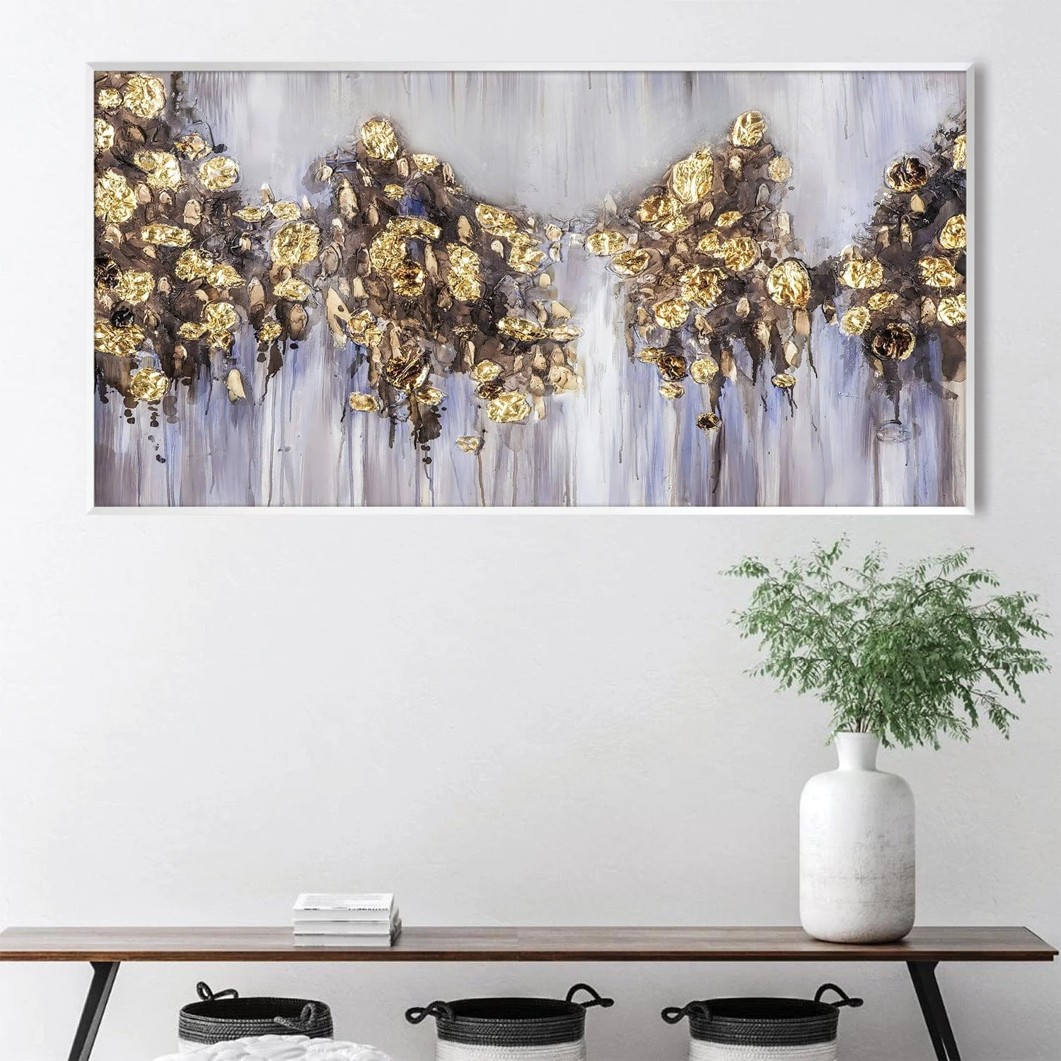 Foil Abstractly Canvas - Image 3