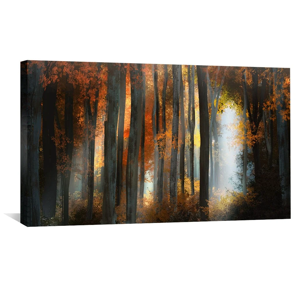 Forest Last Light Canvas - Image 4