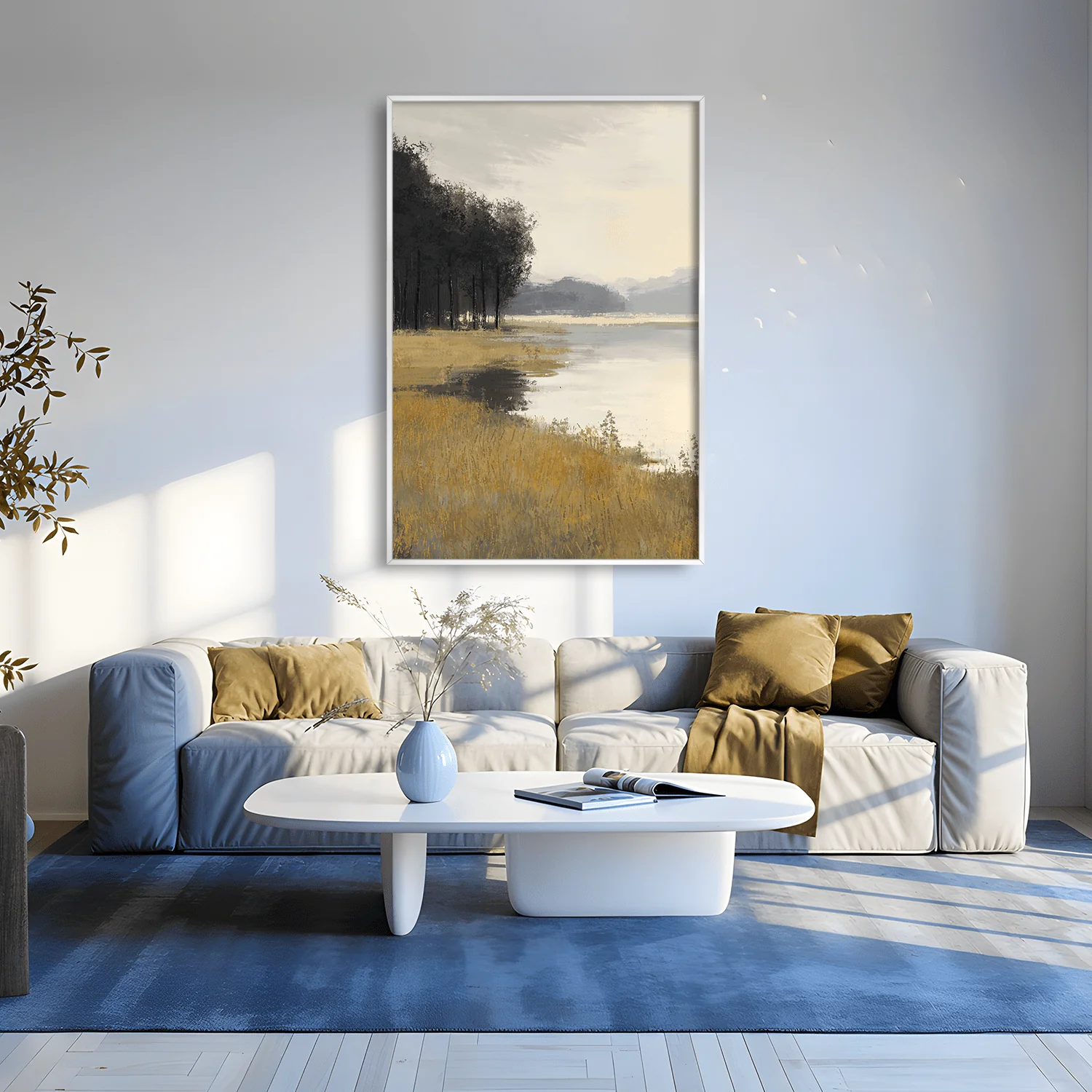 Forest Shorline Canvas - Image 3