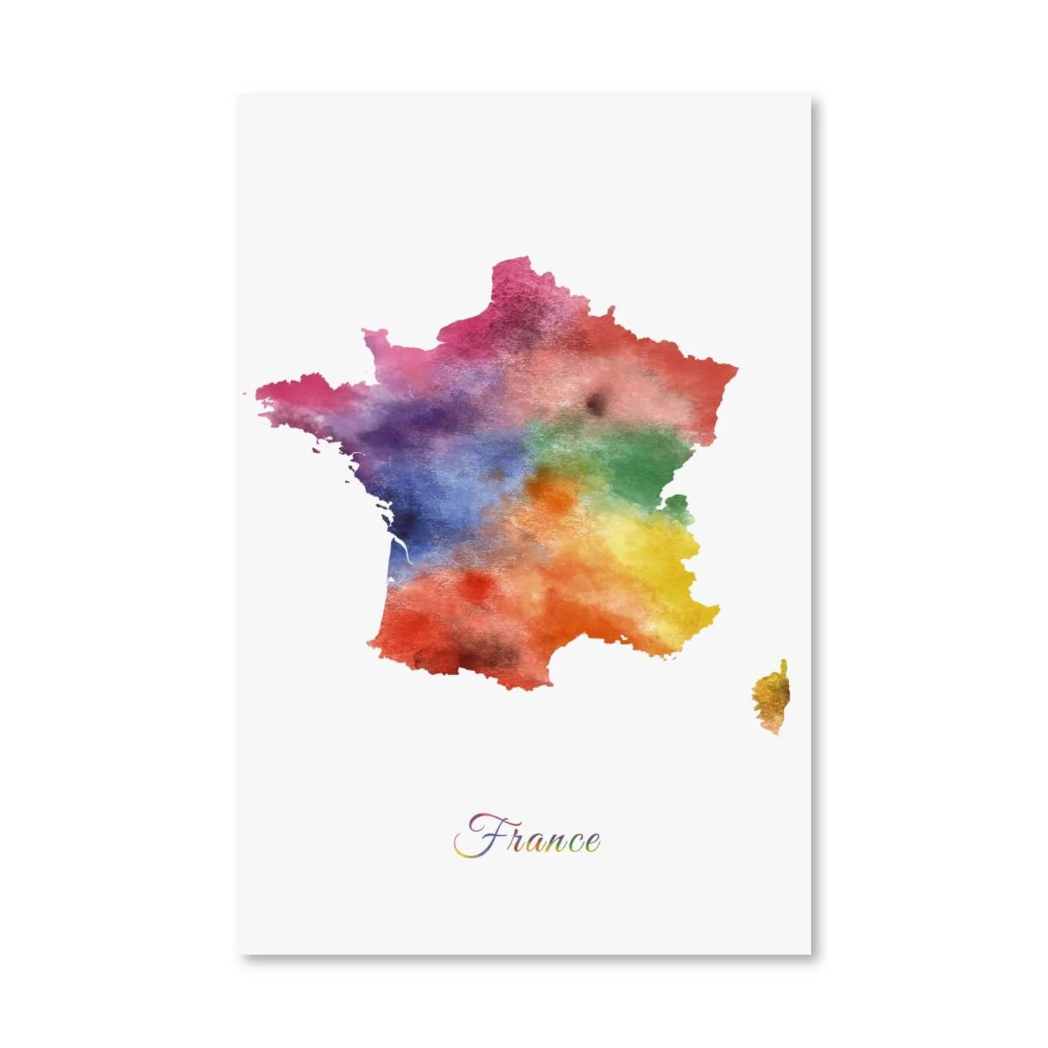 France Rainbow Canvas - Image 3