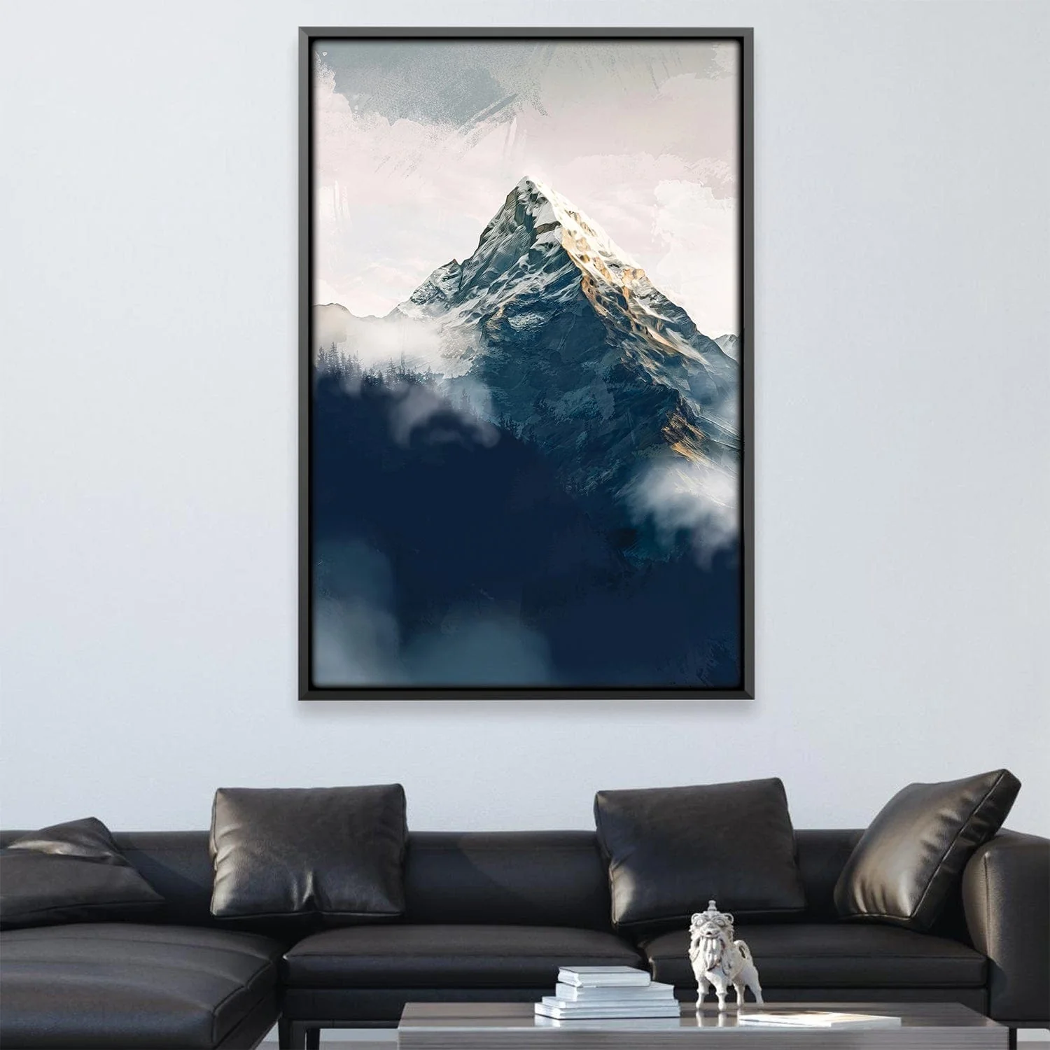 Frosted Alpine Summit Canvas