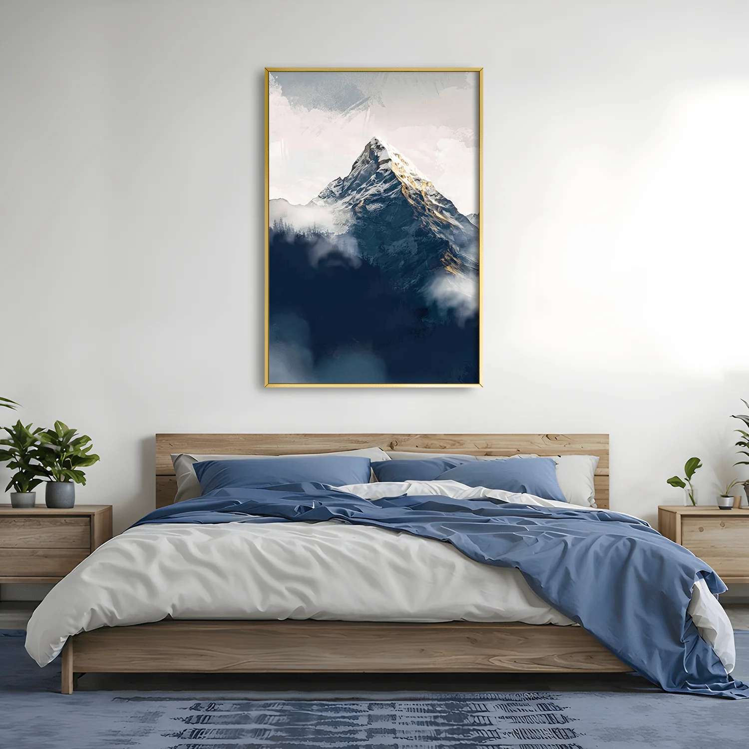 Frosted Alpine Summit Canvas - Image 2