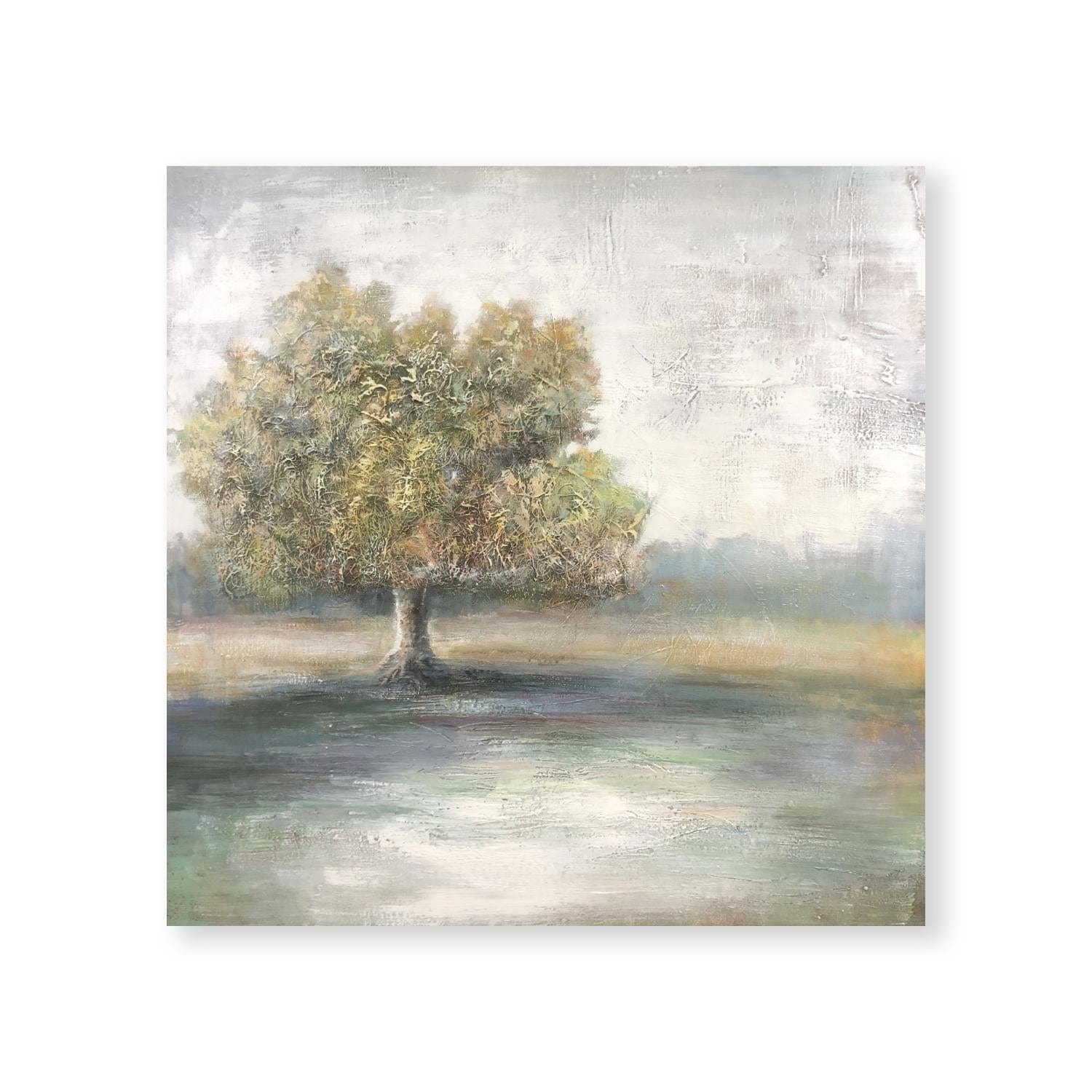 Blended Tree and Field Oil Painting - Image 3
