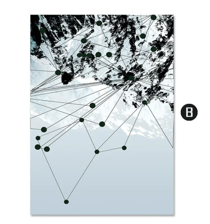 Geo Mountain Canvas - Image 7