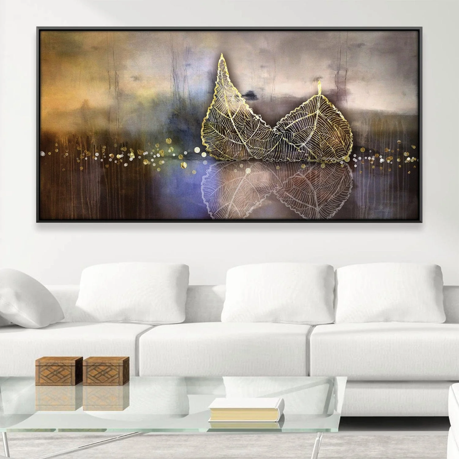 Gilded Reflection Canvas