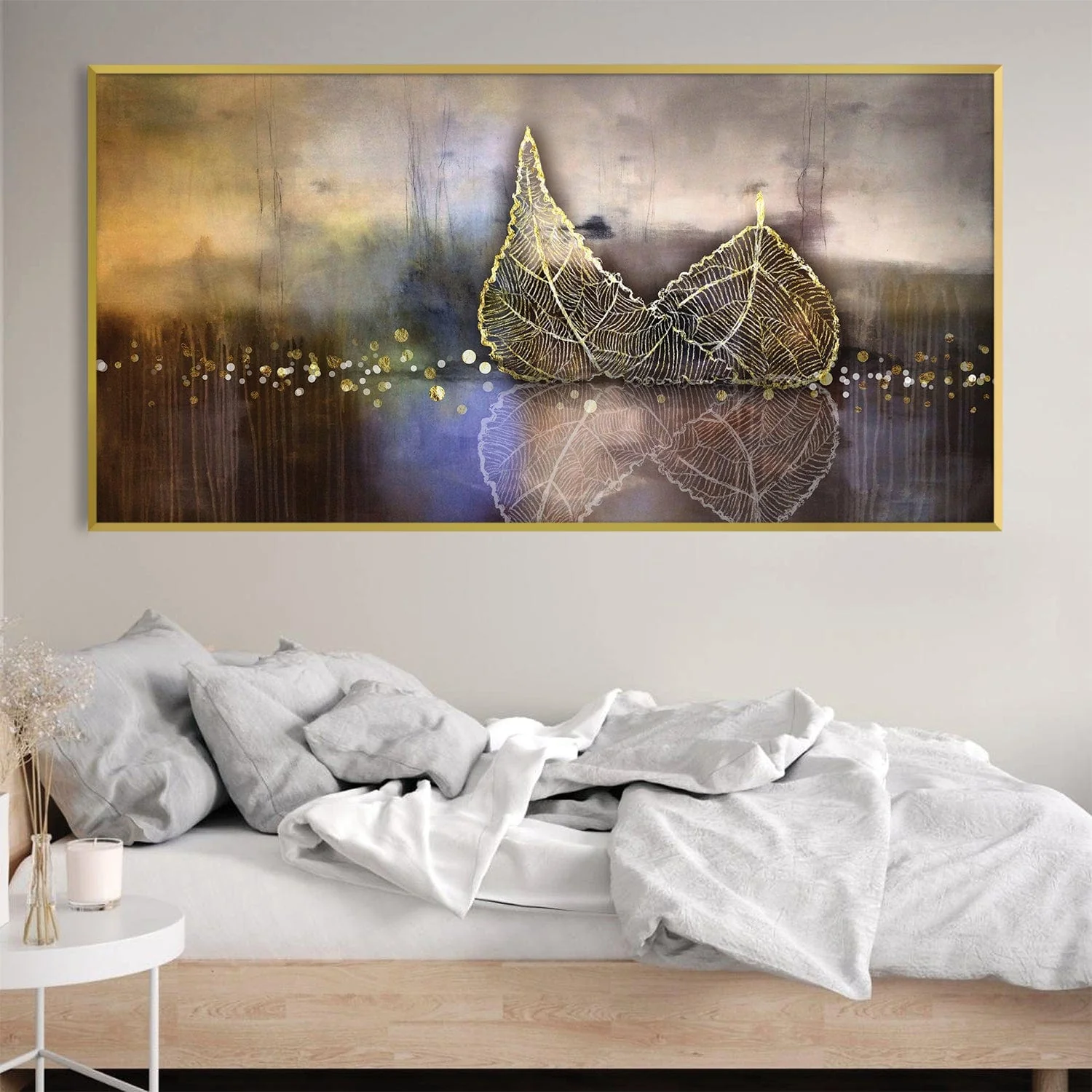 Gilded Reflection Canvas - Image 2
