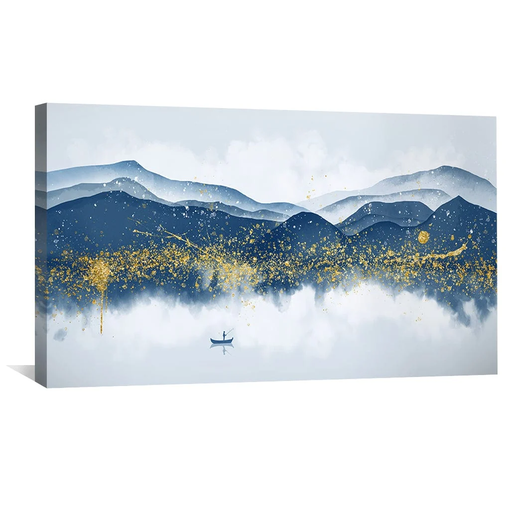Glittered Mountains Canvas - Image 4