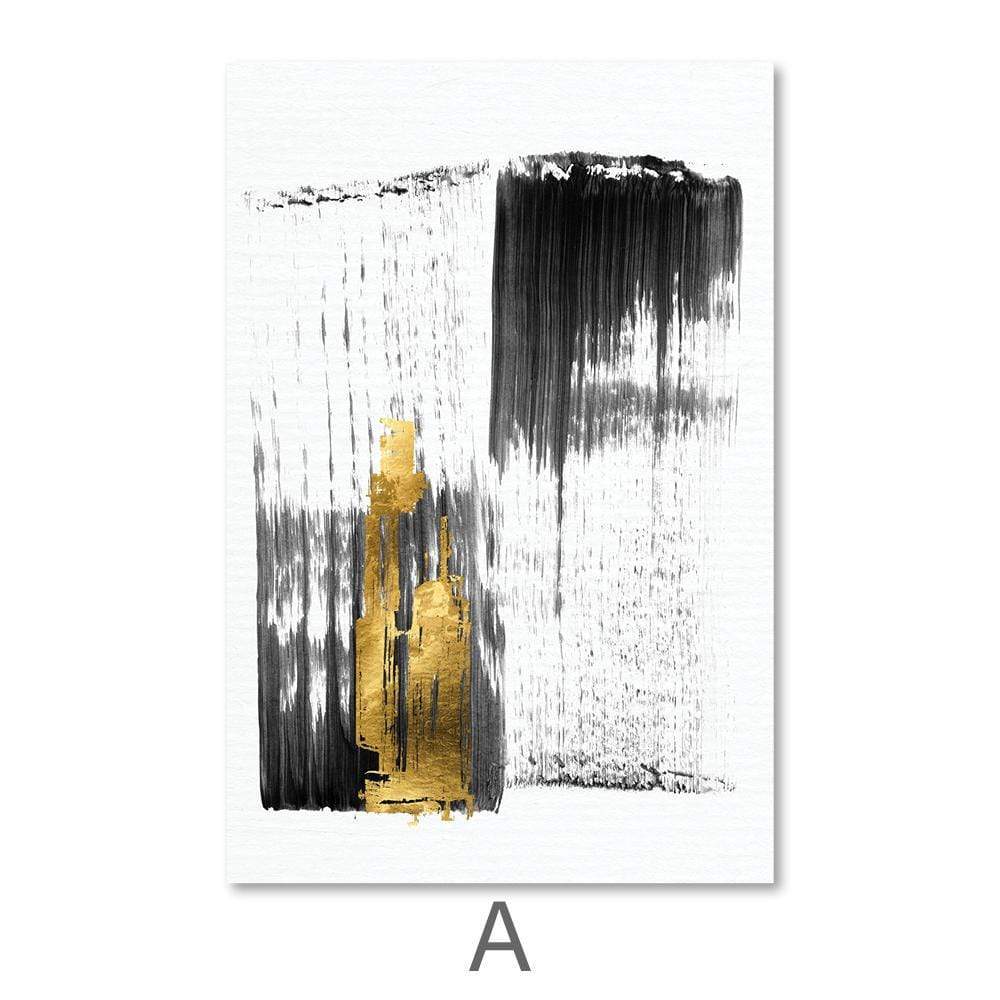 Gold Smear Canvas - Image 5