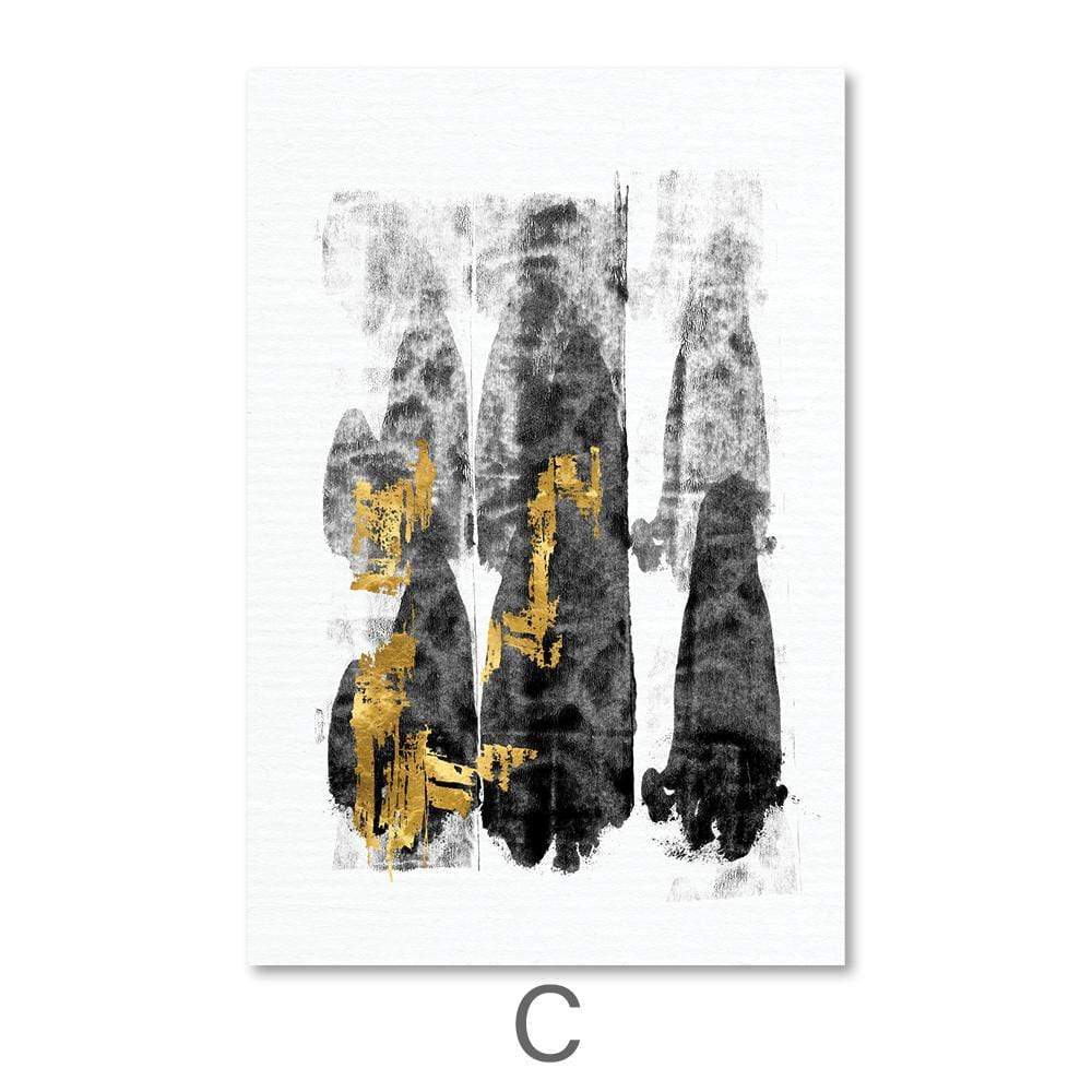 Gold Smear Canvas - Image 7