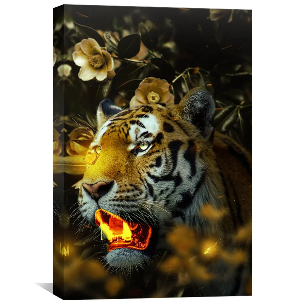 Gold Tiger Canvas - Image 2