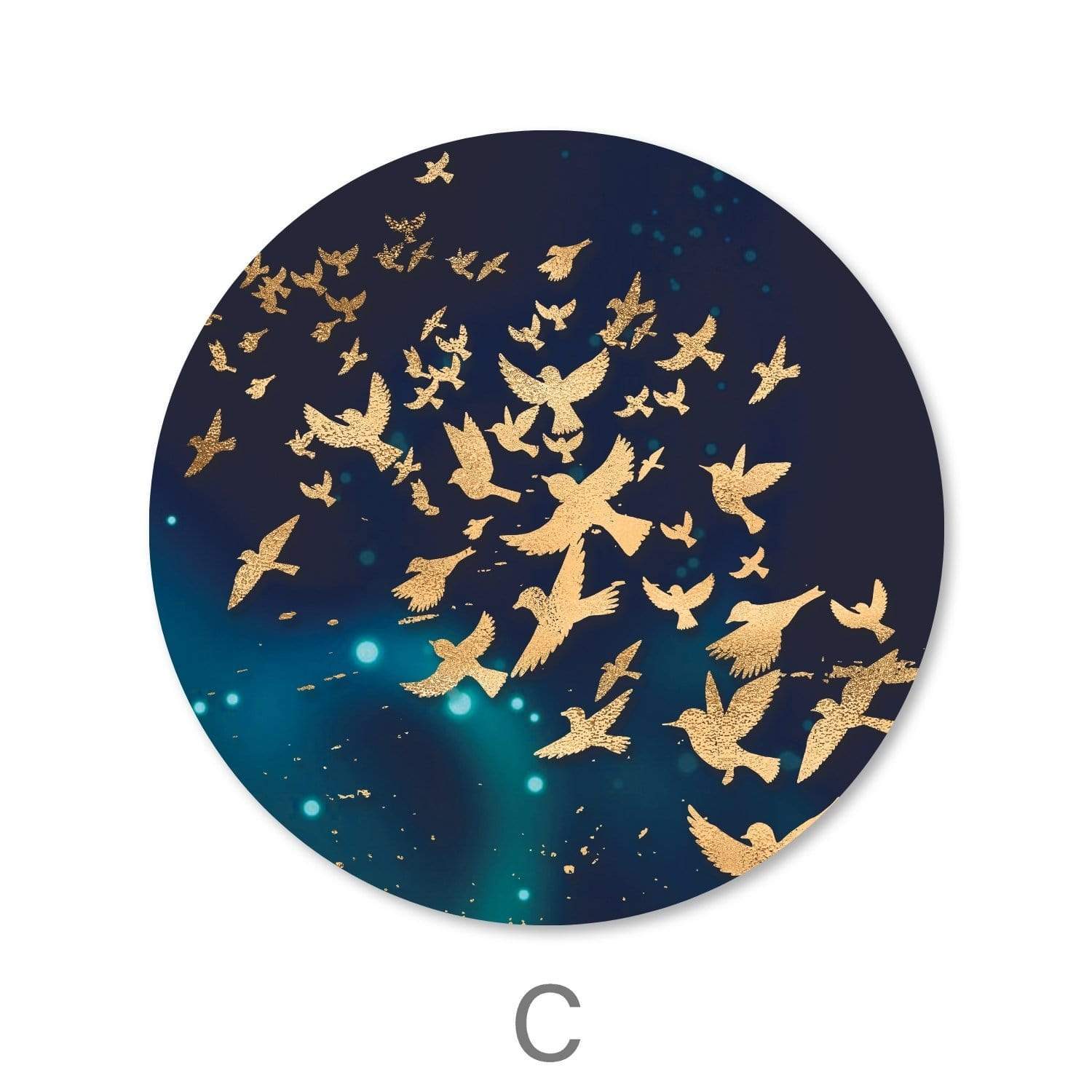 Golden Array Canvas - Circle - Image 5