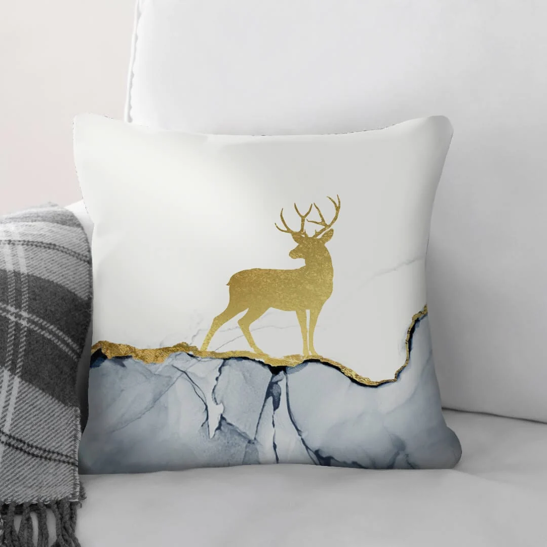 Golden Deer B Cushion - Image 2