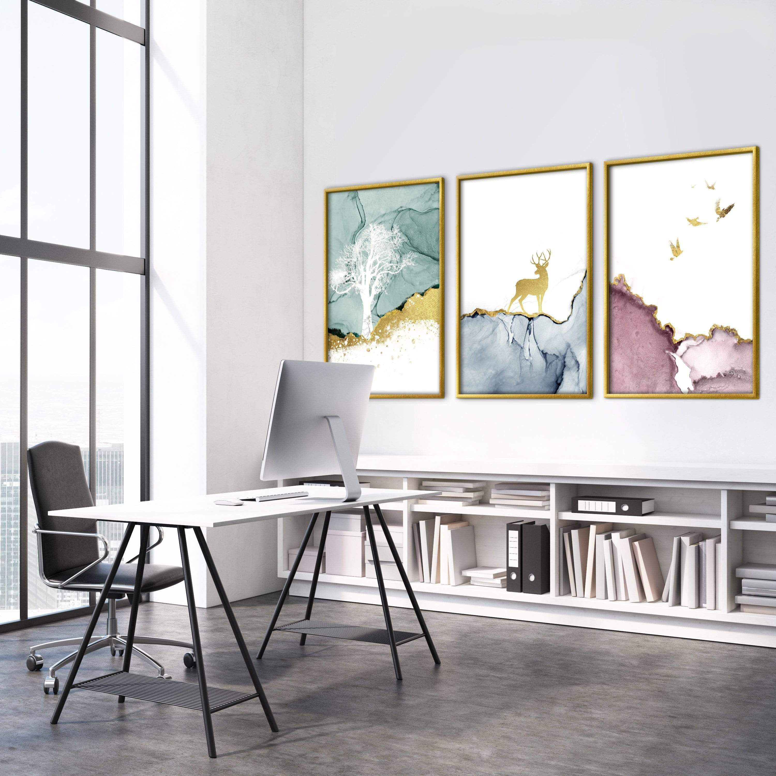 Golden Deer Canvas - Image 3