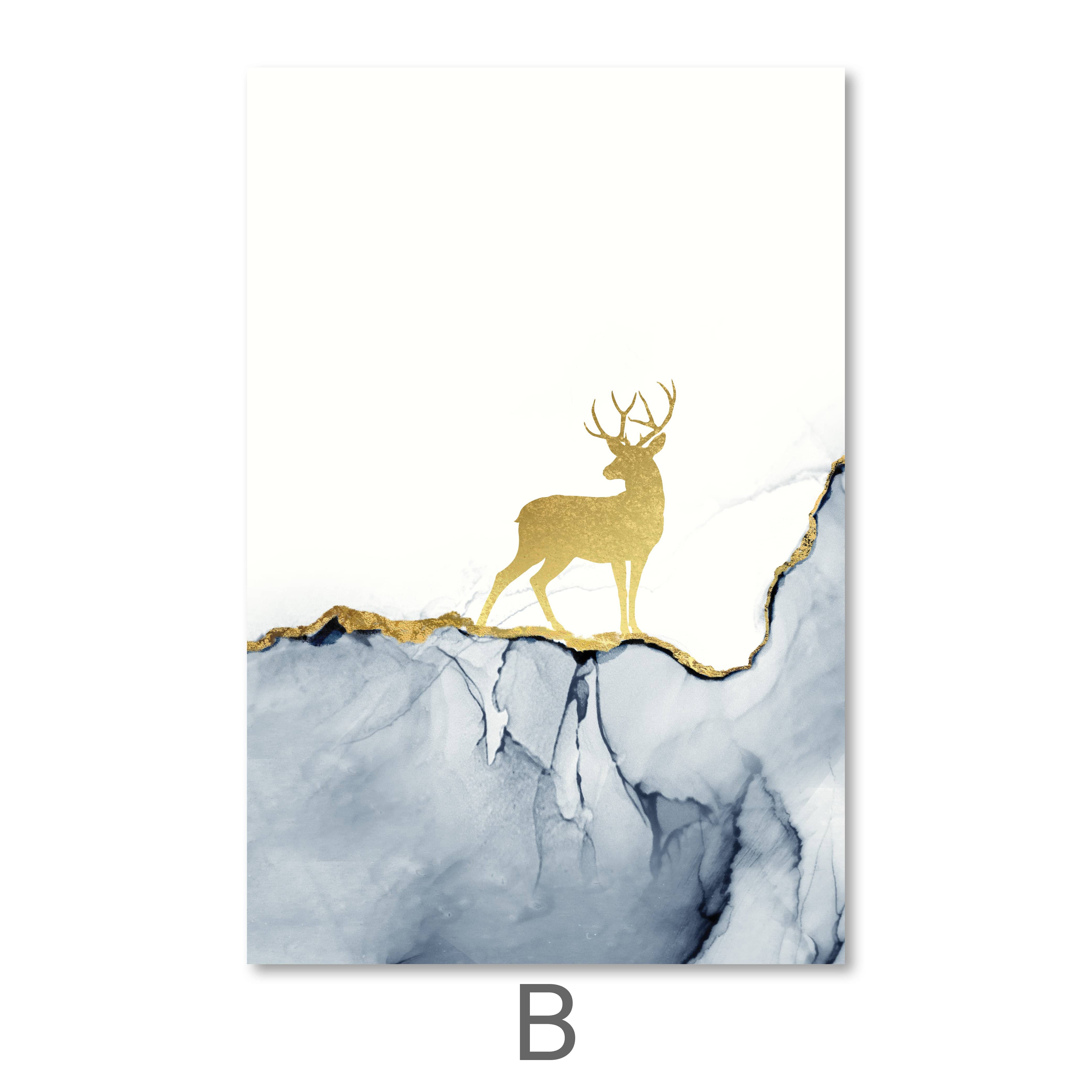Golden Deer Canvas - Image 6