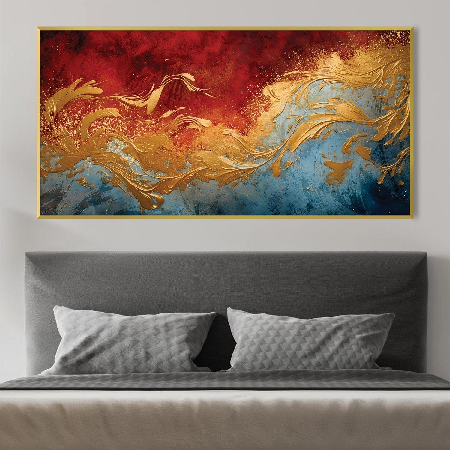 Golden Flame Canvas - Image 2