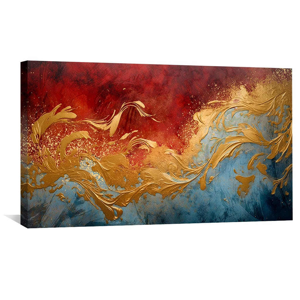 Golden Flame Canvas - Image 4