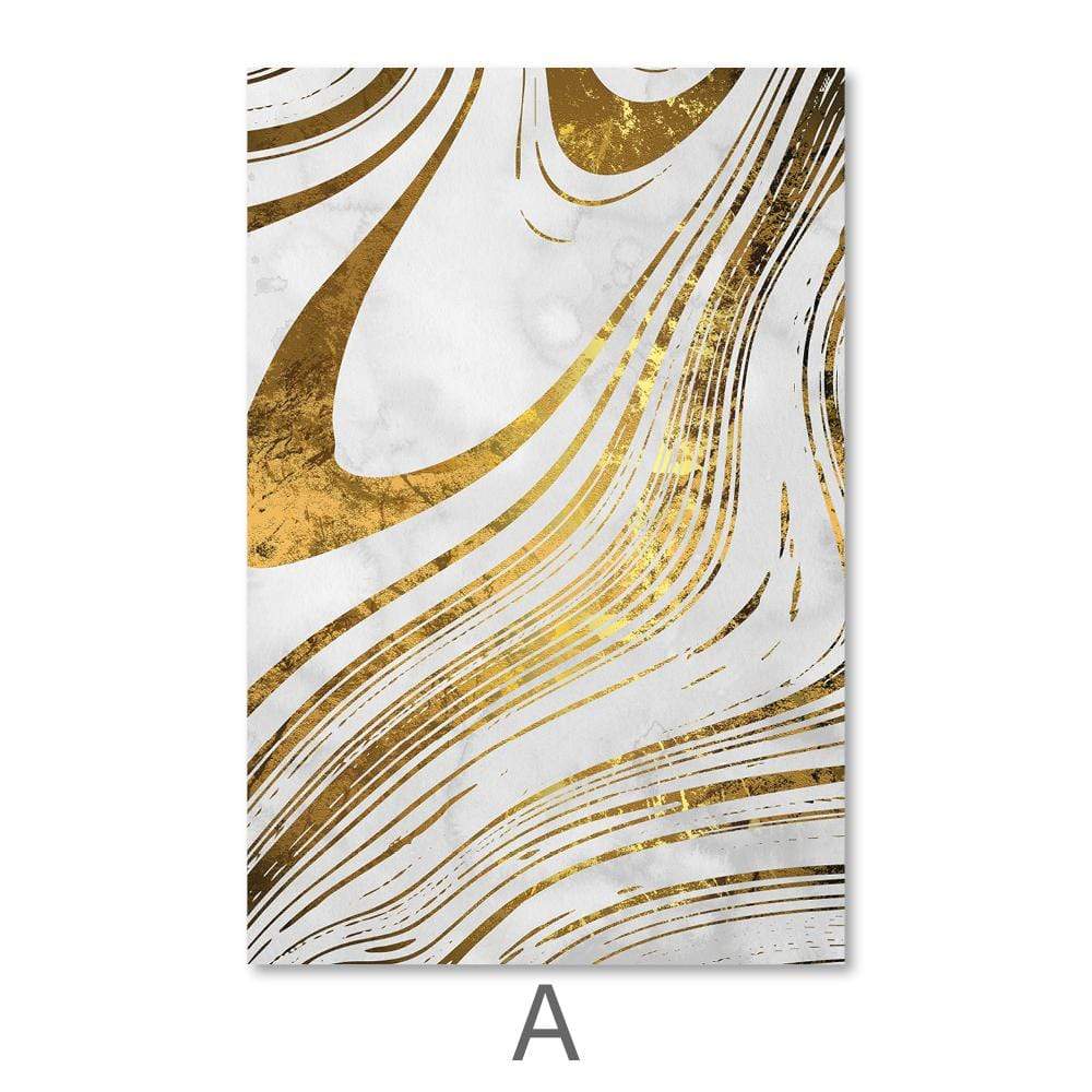 Golden Ripple Canvas - Image 6