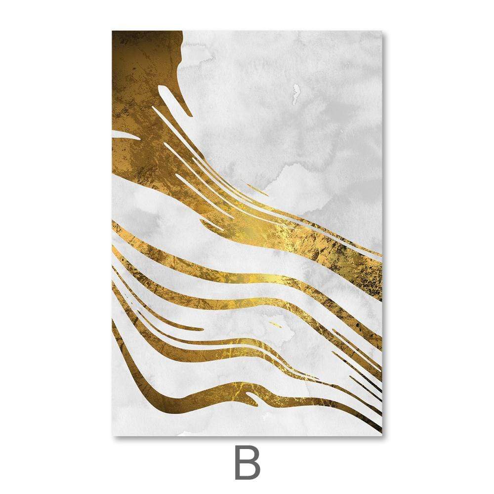 Golden Ripple Canvas - Image 7