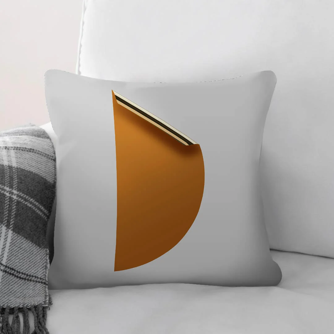 Golden Sticker D Cushion - Image 2