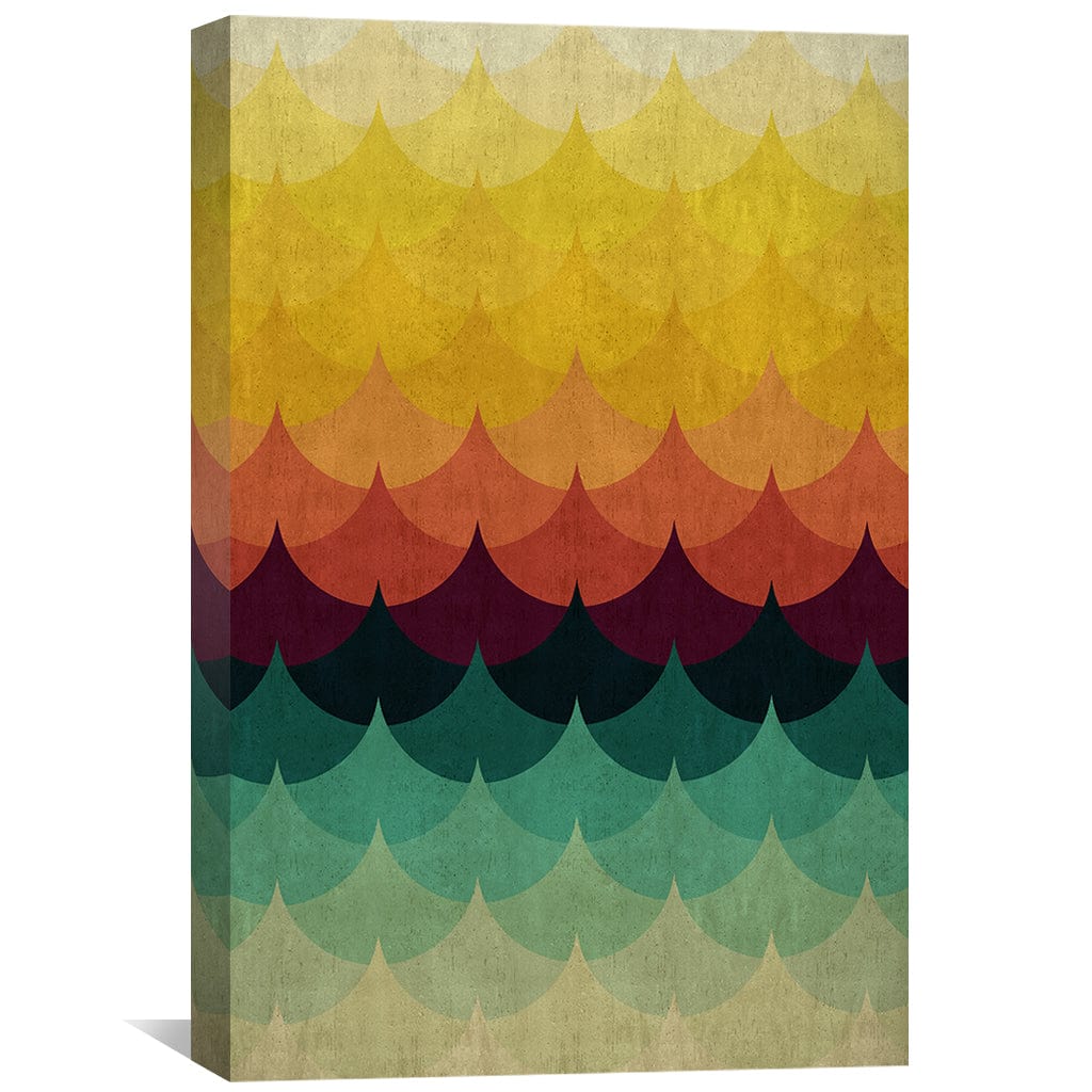 Gradient Waves 1 Canvas - Image 2