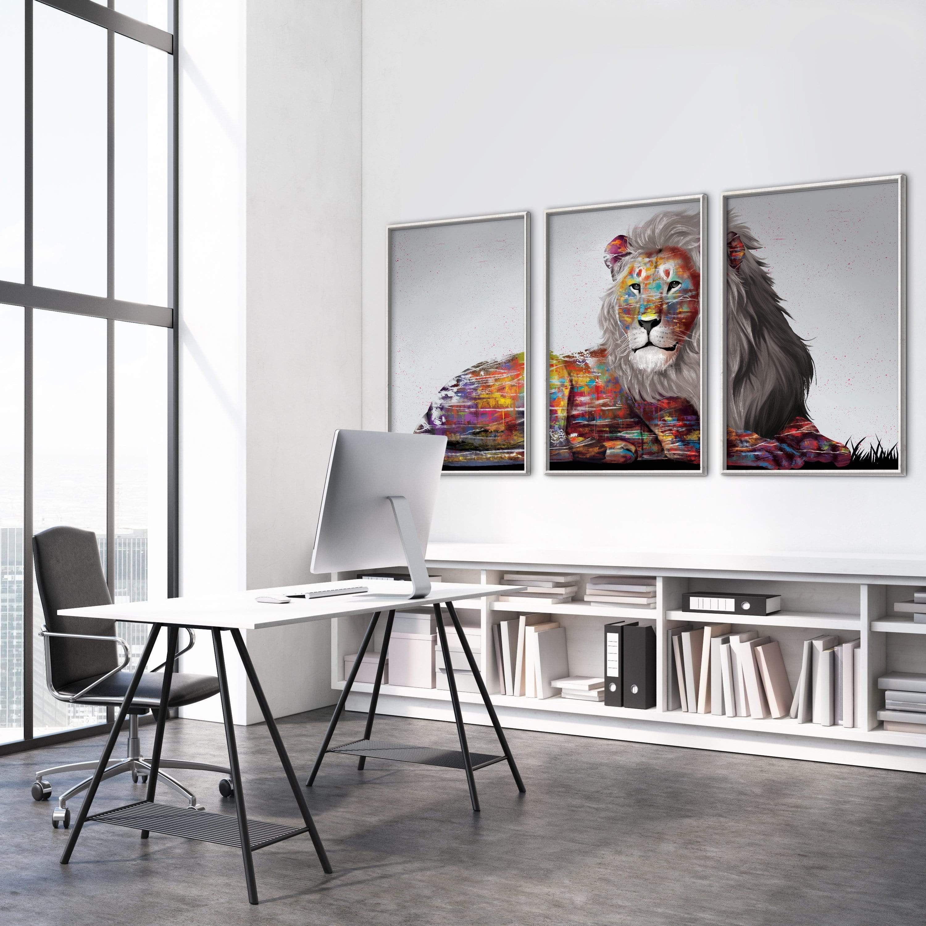 Graffiti Lion Canvas - Image 5