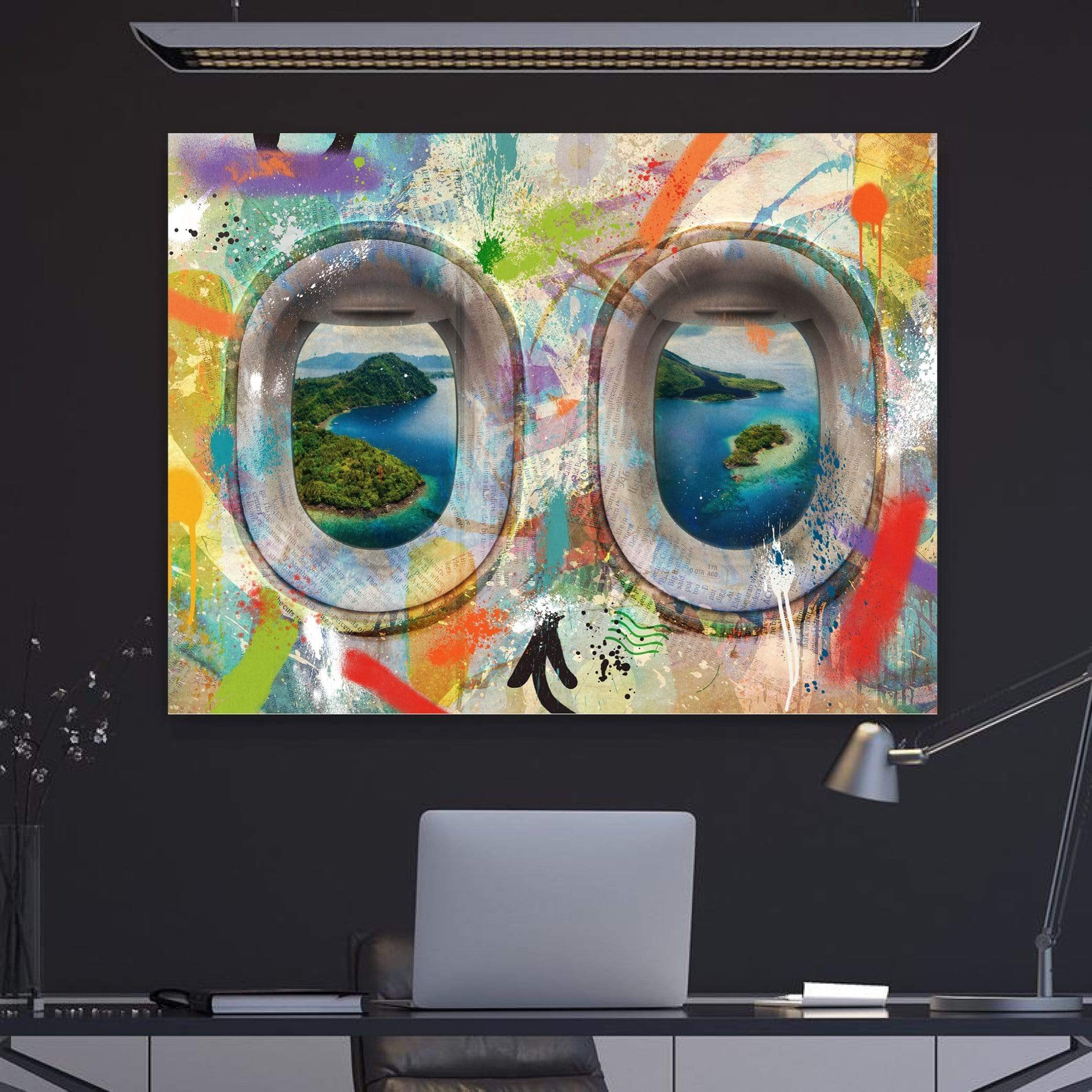 Graffiti Plane - Indonesia Canvas - Image 4