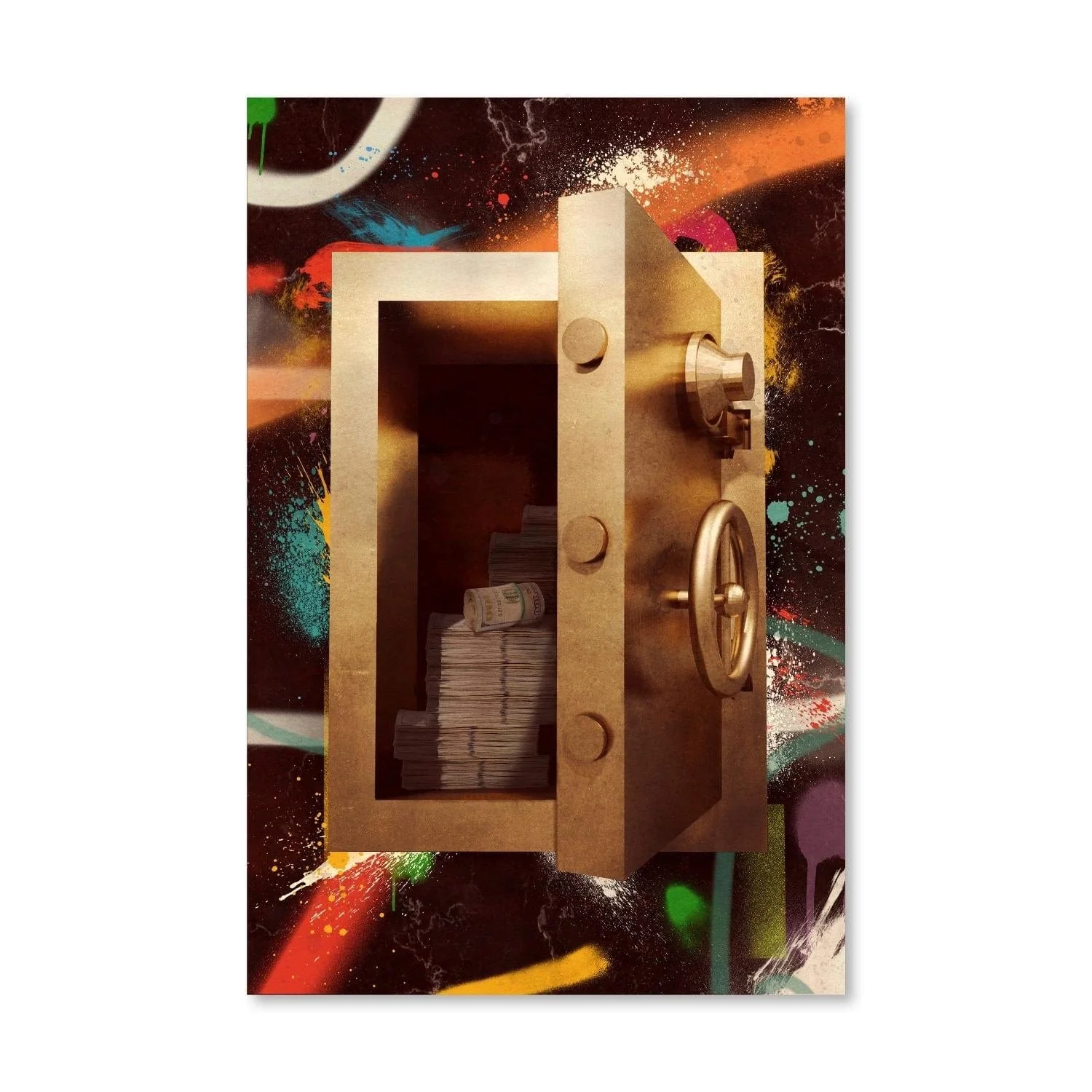 Graffiti Safe - Cash Canvas - Image 8
