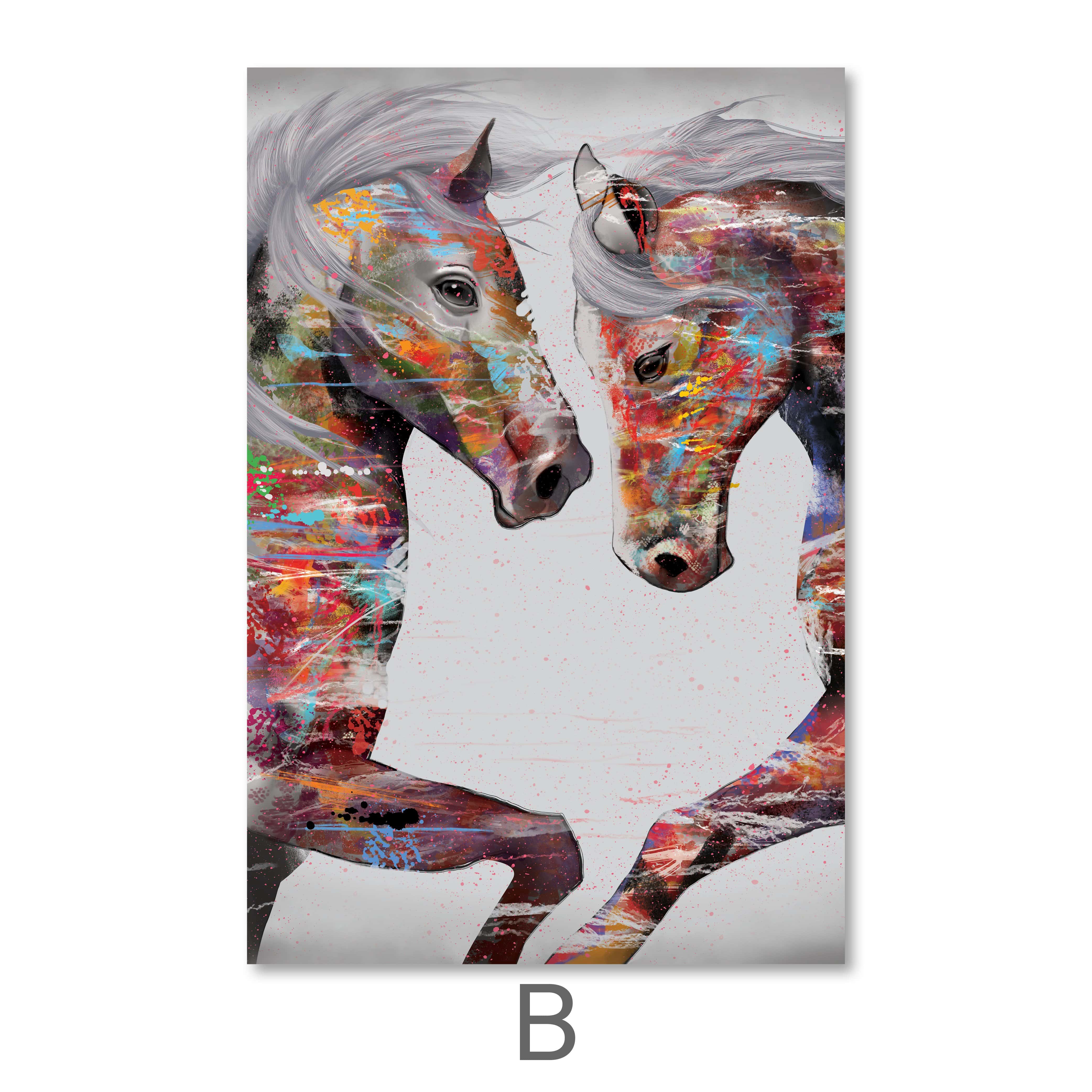 Graffiti Stallion Canvas - Image 8