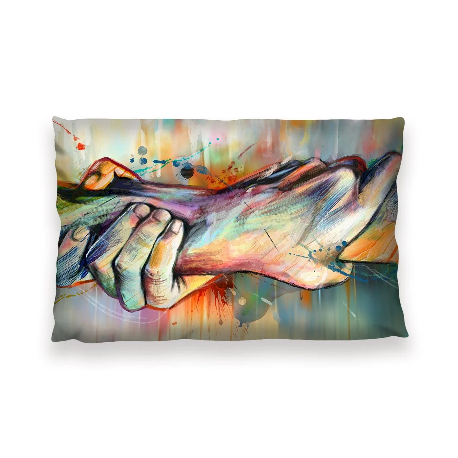 Grasp of Color Cushion
