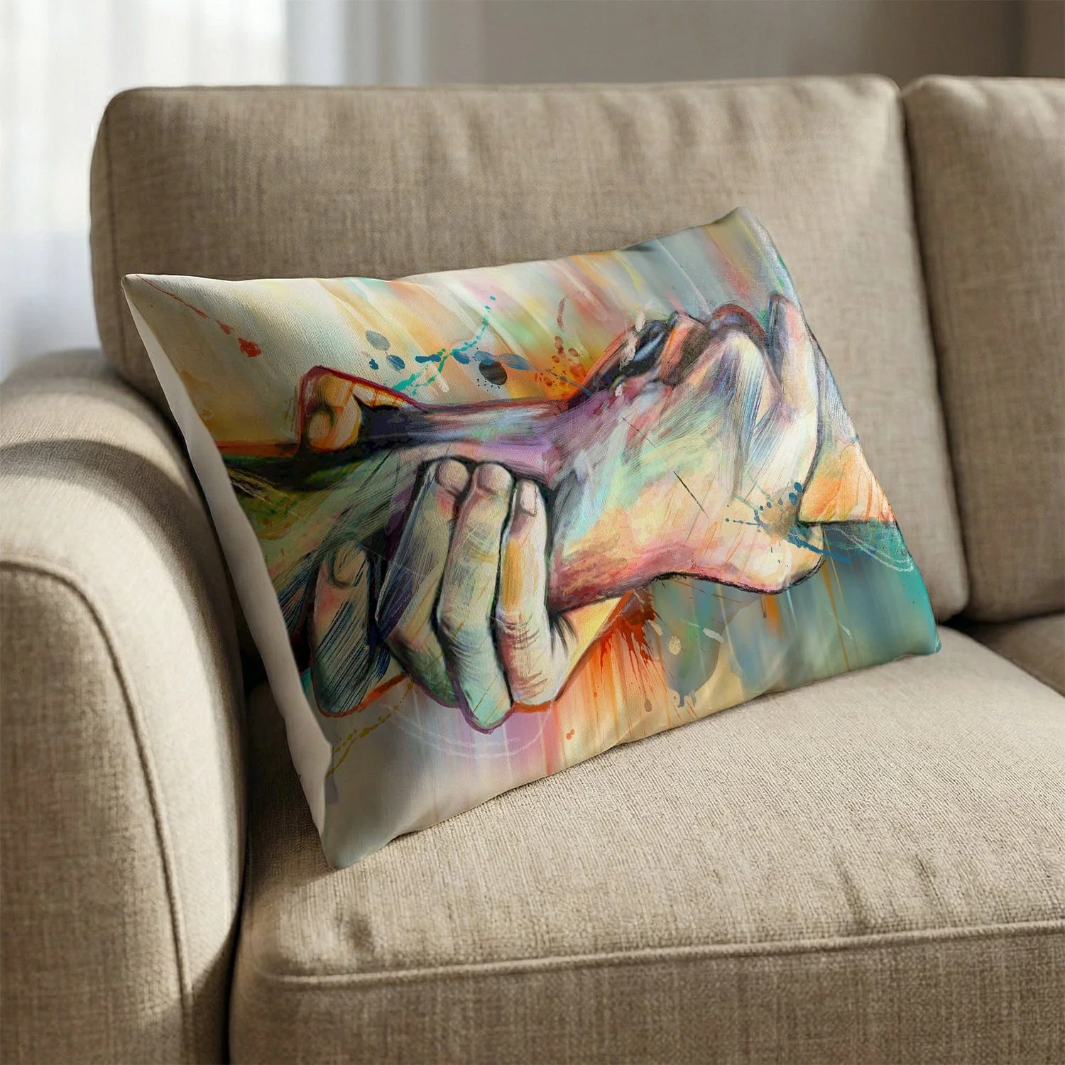 Grasp of Color Cushion - Image 2