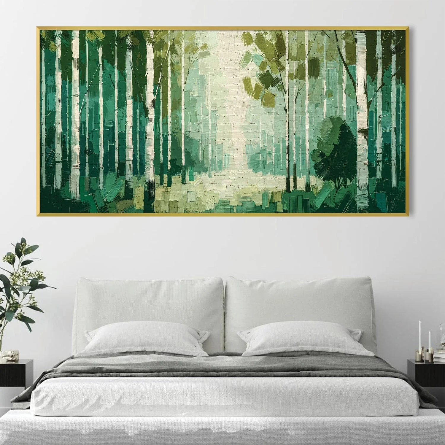 Green Corridor Canvas - Image 2