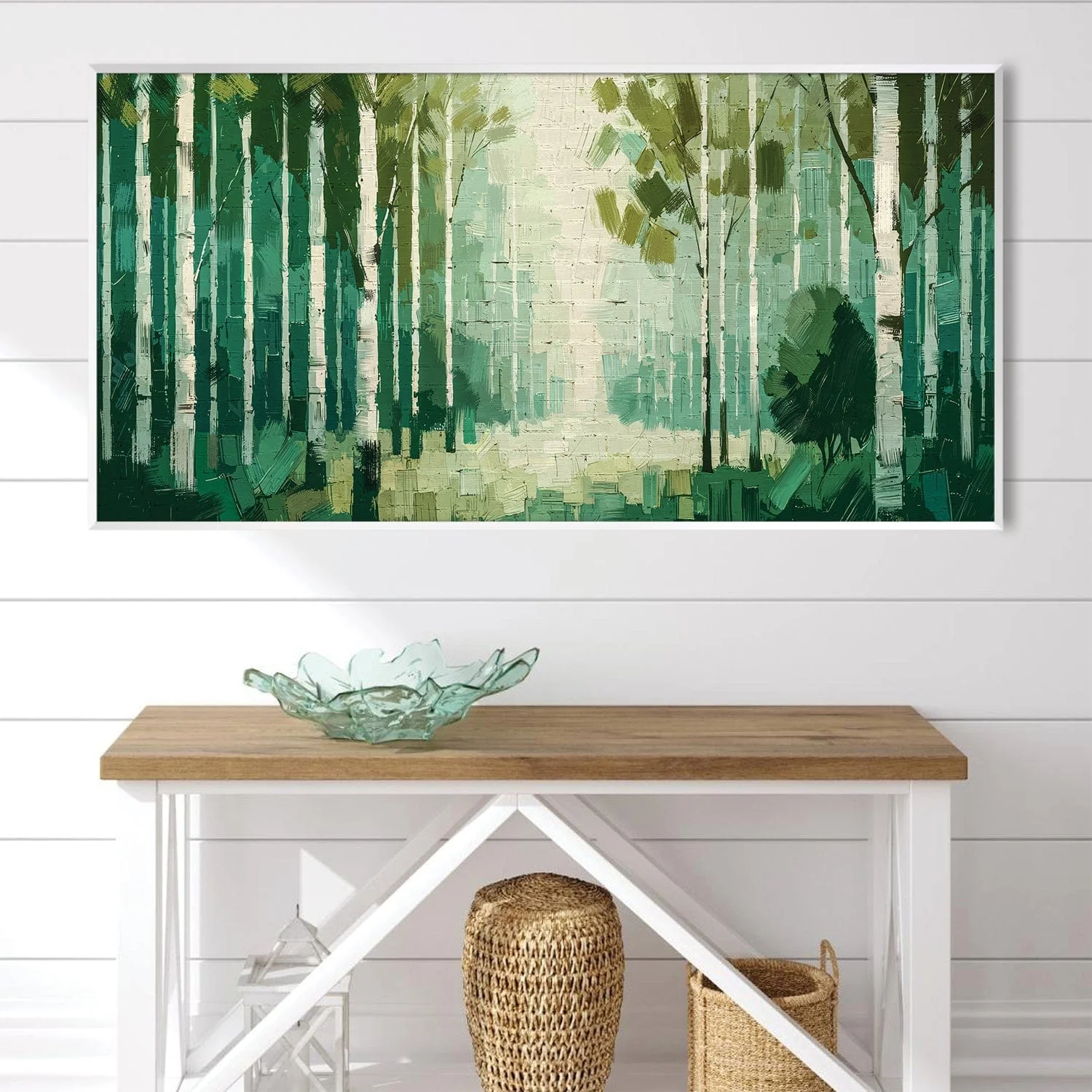 Green Corridor Canvas - Image 3