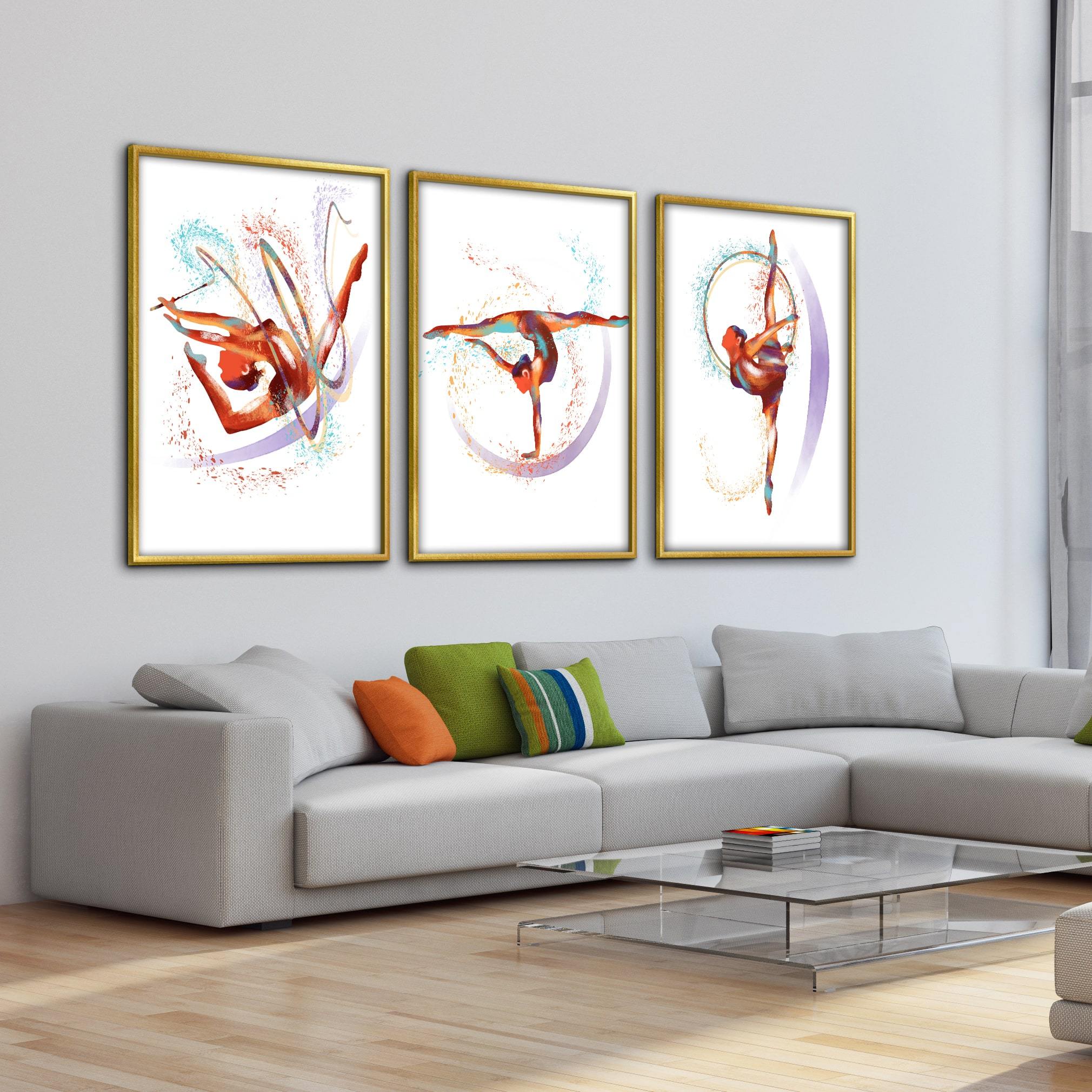 Gymnast Dancers Canvas - Image 3