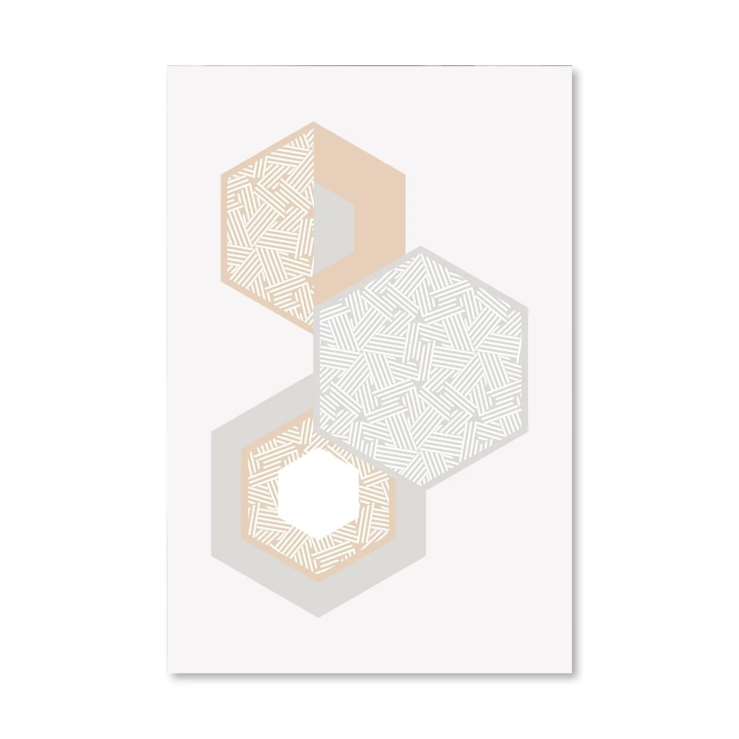 Hexa Abstract Canvas - Image 3