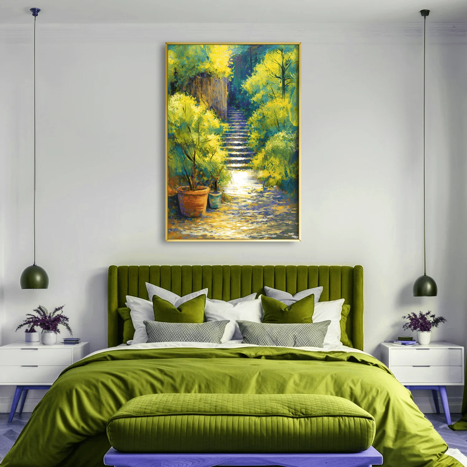 Hidden Stairway Bloom Canvas - Image 2