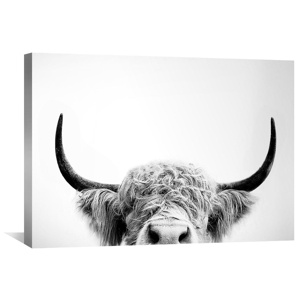 Highland Cow Nose Canvas - Image 2